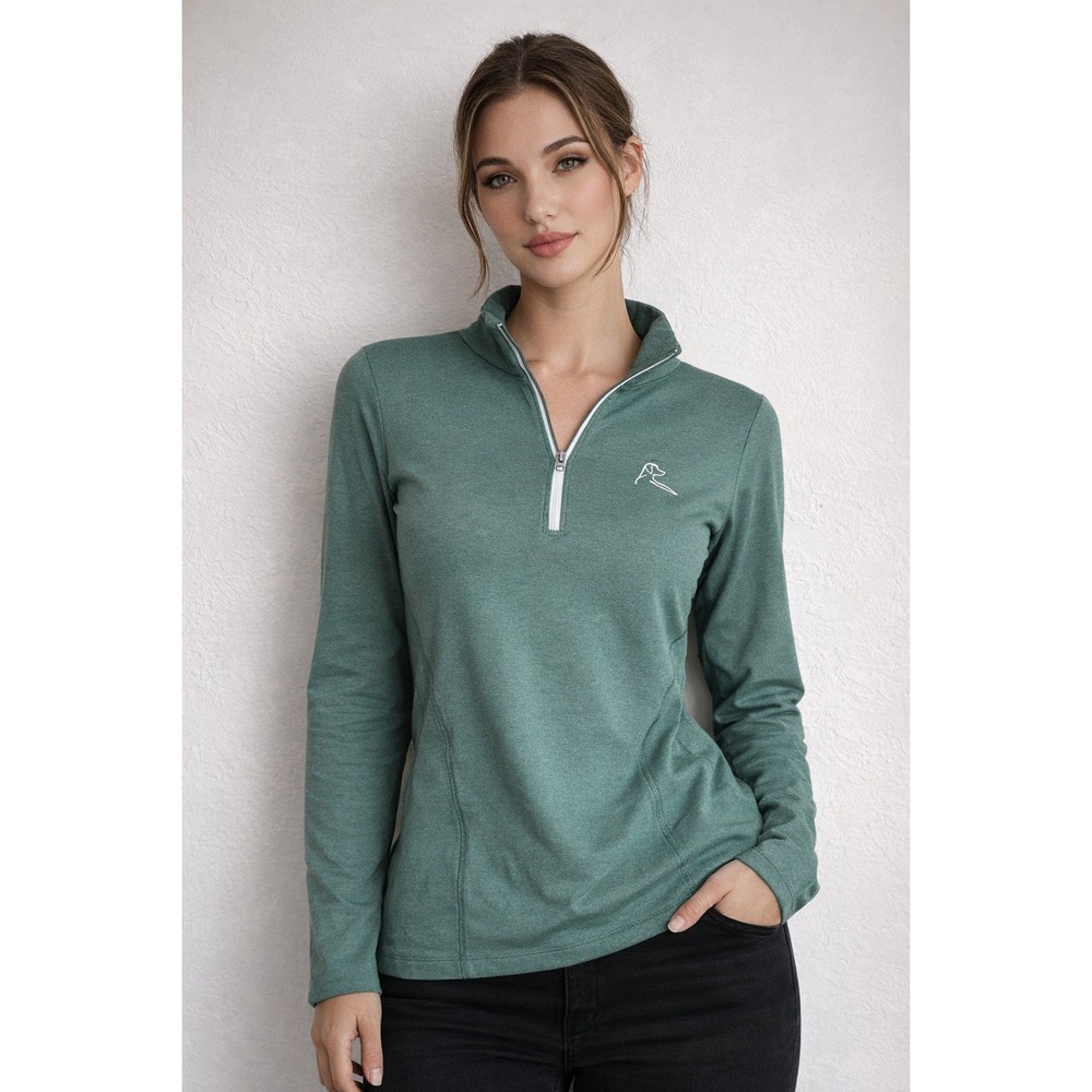 Rhoback Performance Quarter Zip Pullover Athleisure Golf Tennis Pickleball Sport